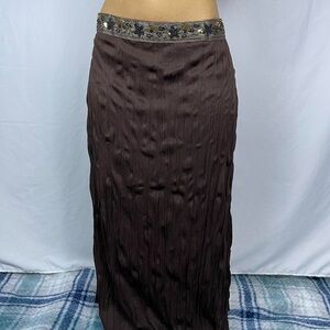 Beaded Sequin Maxi Skirt